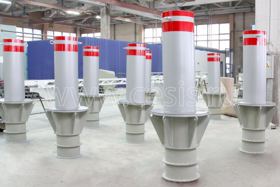 Столб противотаранный стационарный