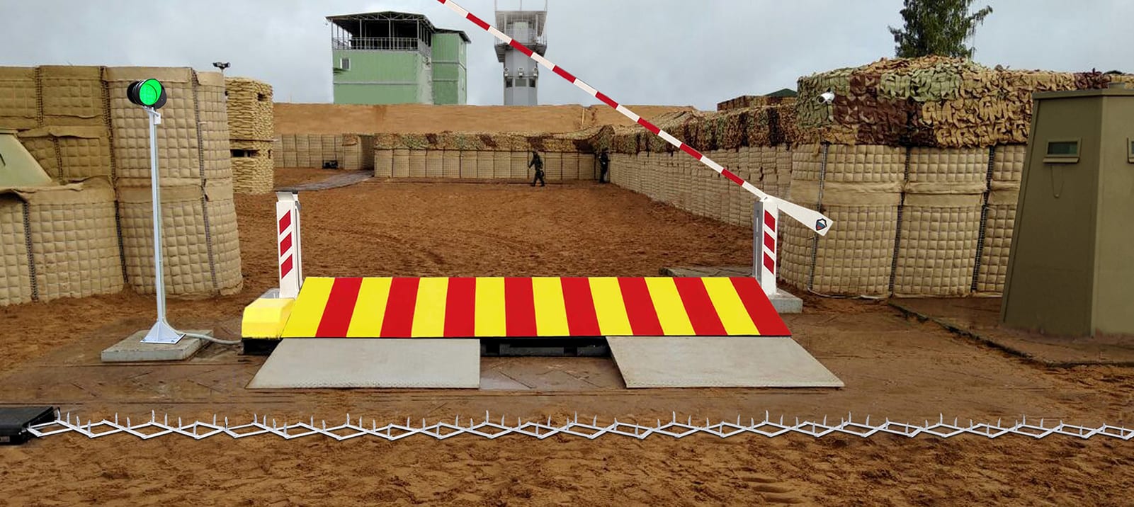 Дорожный блокиратор Покат