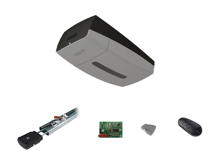 VER10DMS 2.7 Wi-FI Connect - Комплект автоматики для секционных ворот высотой до 2,7 м на основе привода VER10DMS с управлением через приложение (встроенный блок управления, направляющий профиль)