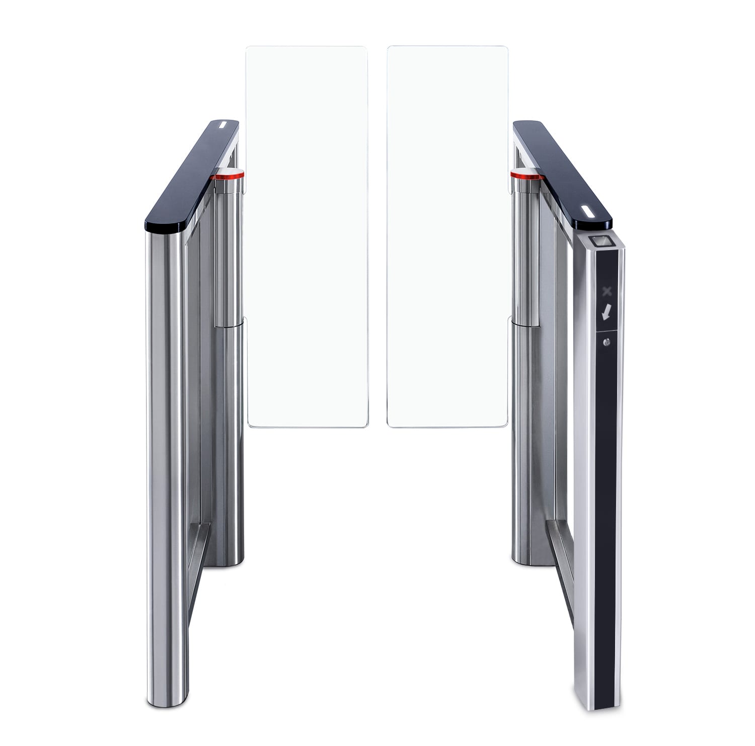 Скоростной проход ST-11 с распашными створками и встроенным сканером штрихкода