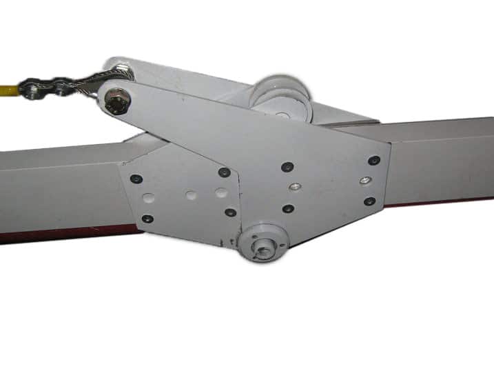 Механизм складывания прямоугольной стрелы на 180 градусов из профиля 60х21