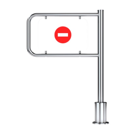 Калитка пружинная K-11 левая 600, нержавеющая сталь