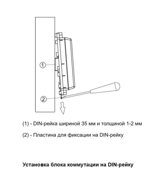 Блок коммутации домофона БК-4AV