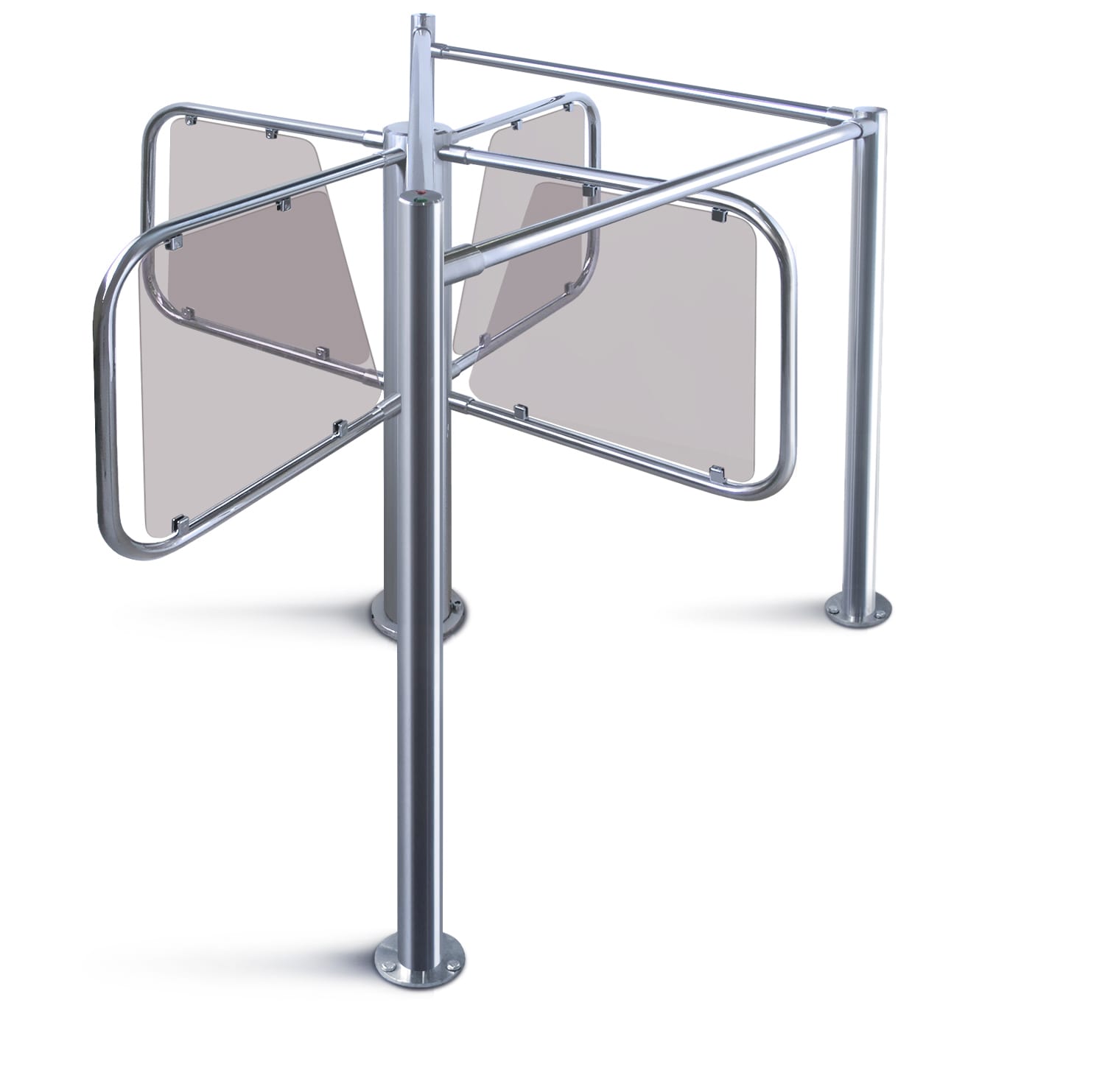 Полуростовый роторный турникет RTD-03S с формирователем прохода RB-03S