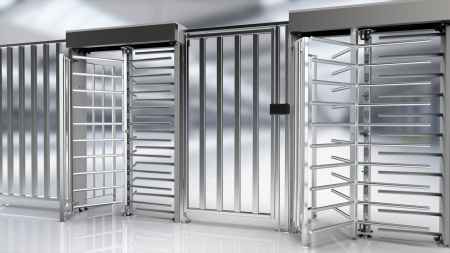 Электромеханический полноростовой турникет Oxgard Cube C-10