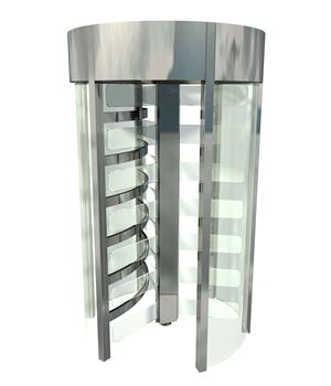  Турникет роторный полноростовый БЛОКИРУЮЩЕГО типа (ТРИ лопасти). OMA-18.687 (BB)