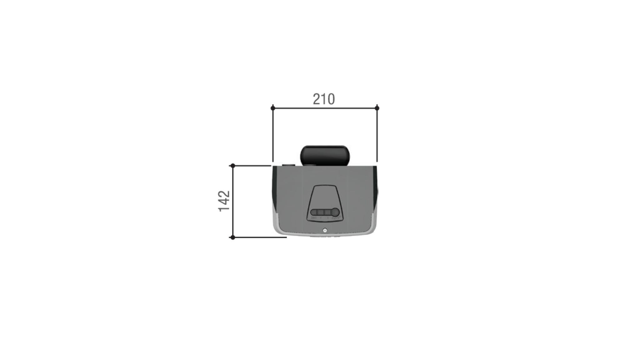 VER13DMS 3.25 Wi-Fi Connect - Комплект автоматики для секционных ворот высотой до 3,25 м на основе привода VER13DMS с управлением через приложение (встроенный блок управления, направляющий профиль)