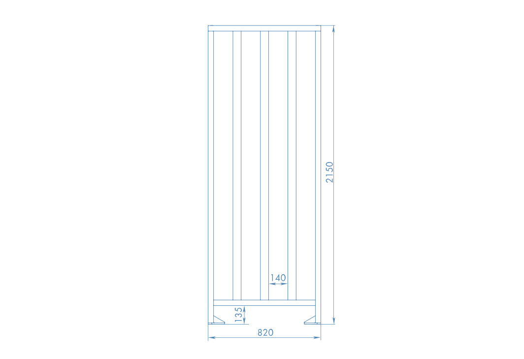 Полноростовое ограждение MB-15