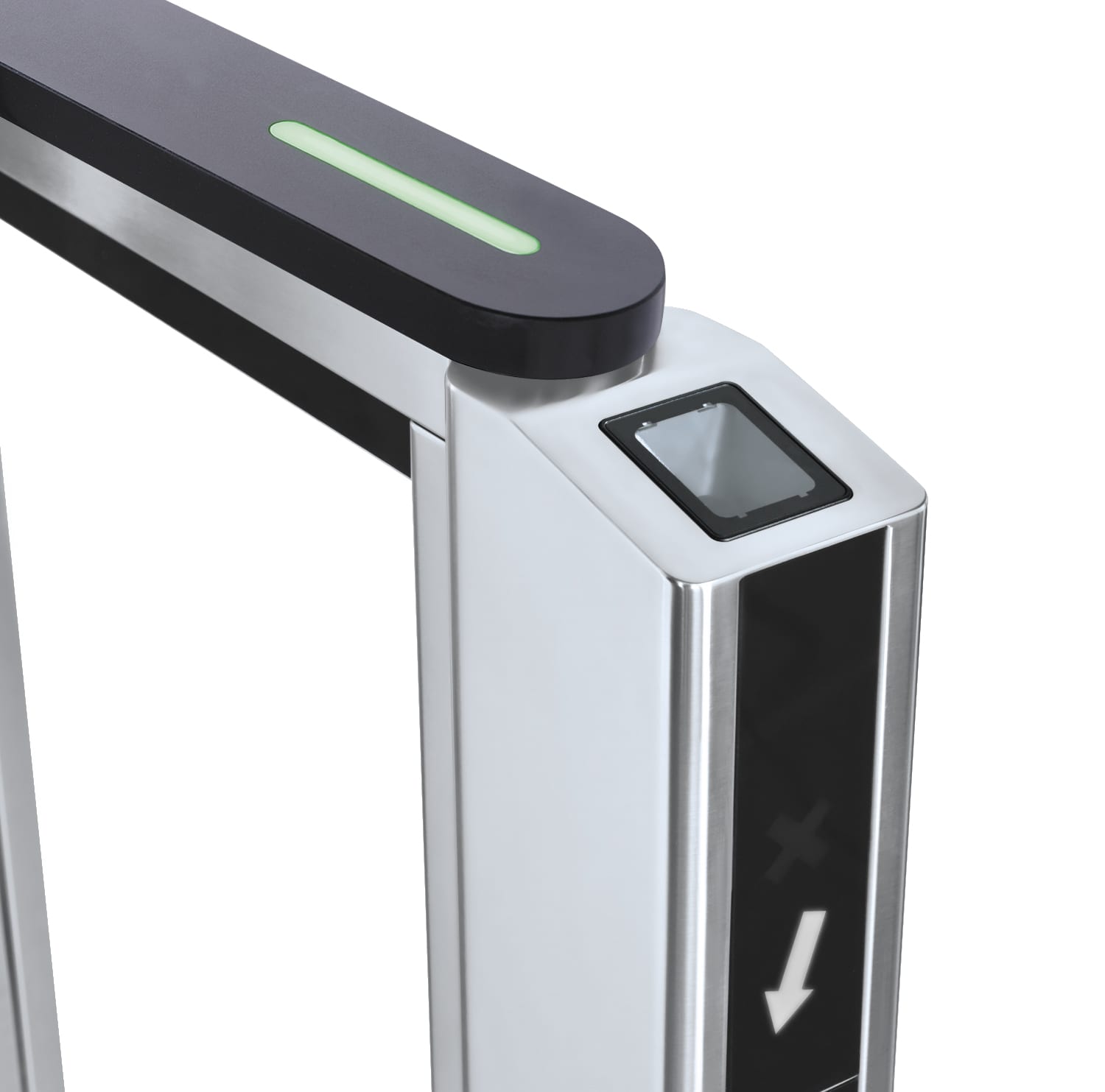 Скоростной проход ST-11 с распашными створками и встроенным сканером штрихкода