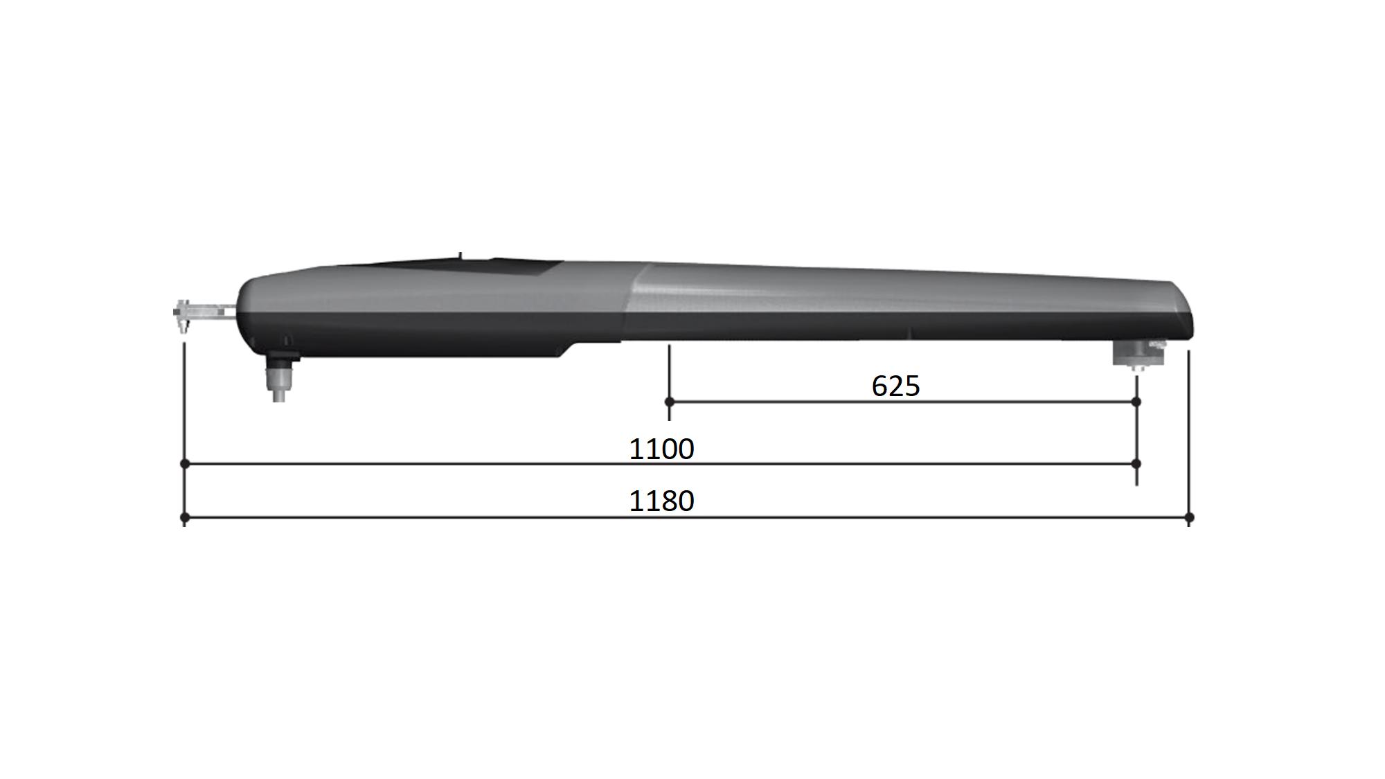 AX71230 - Привод 230 В линейный, неблокирующийся, с энкодером и механическими упорами