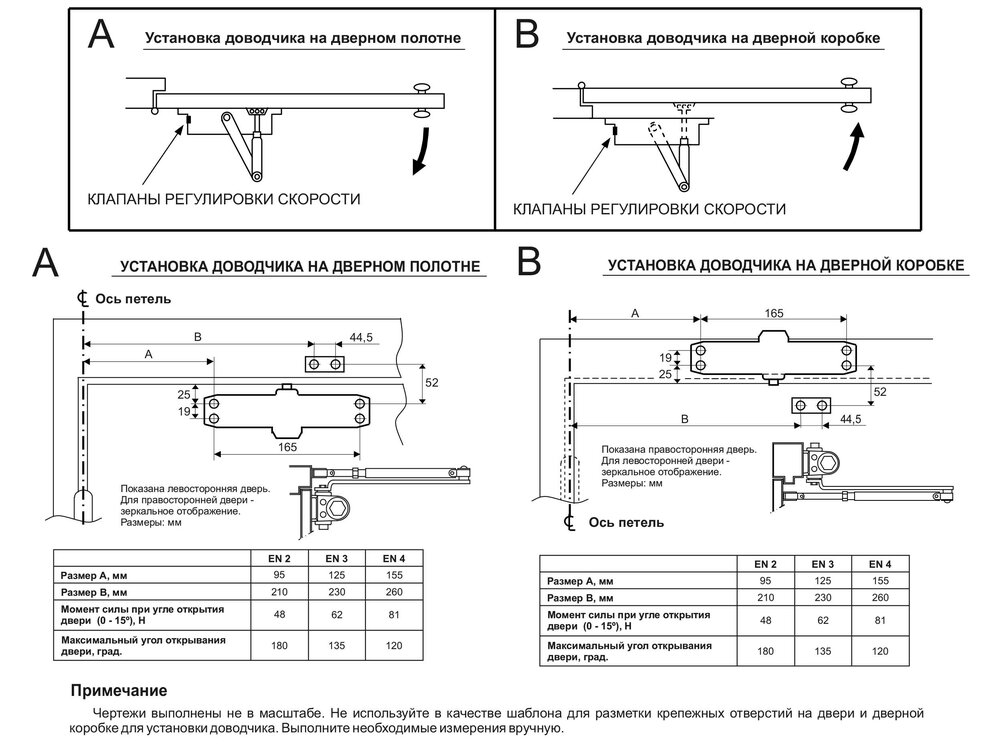 Доводчик DC303S