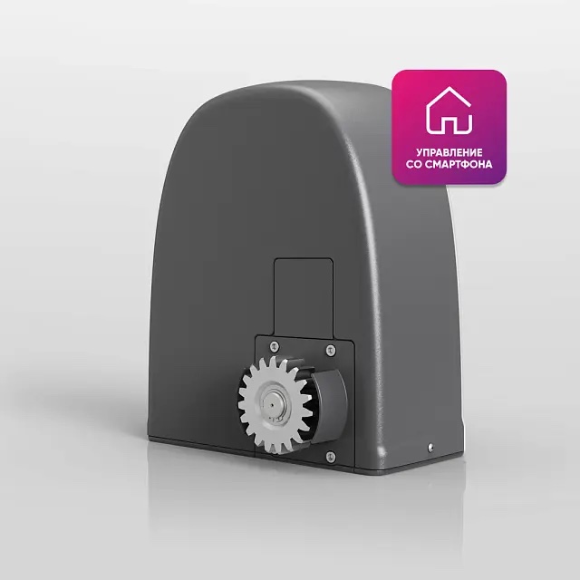 Умный привод для откатных ворот ALUTECH Roteo RTO-500MKIT-Sm + проводные фотоэлементы LM-L + рейка ROA8 (5 шт.)