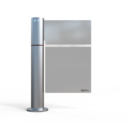 Калитка K-14-H моторизированная нержавеющая сталь со стеклом на 600 мм