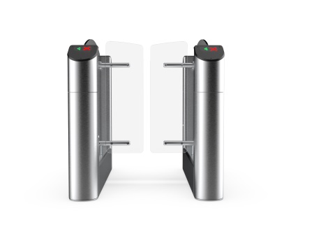 Турникета Практика T-04-SM с распашными створками крайний модуль с шириной зоны прохода 660