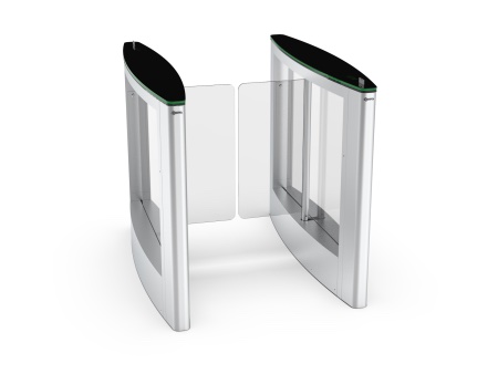 Турникет QL-04-SM-660 крайний модуль с распашными створками