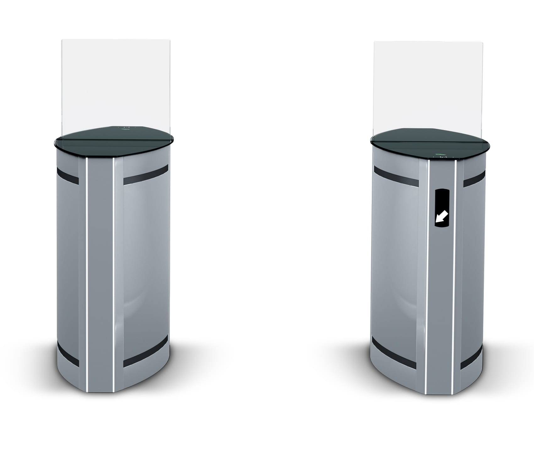 Скоростной проход ST-02 с раздвижными увеличенными створками