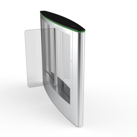 Турникет QL-04-SM-660 крайний модуль с распашными створками