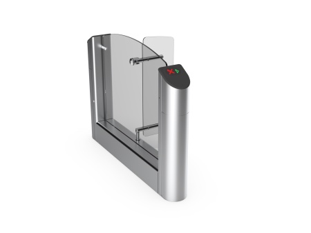 Турникета Практика T-04-SM с распашными створками крайний модуль с шириной зоны прохода 660