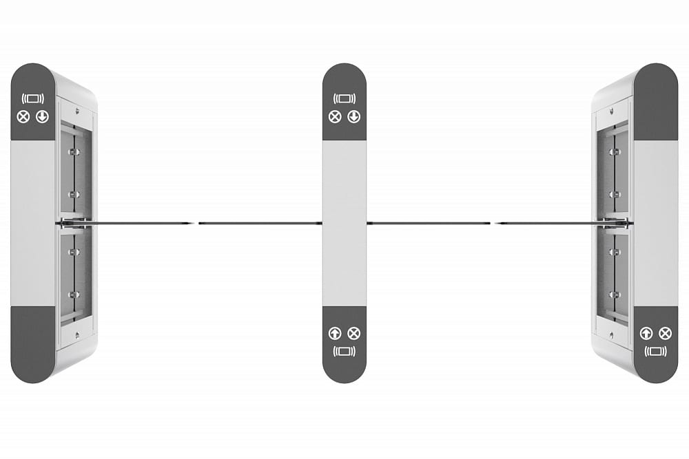 Турникет распашной БЛОКПОСТ РСП 800 С средняя секция для РСП 400