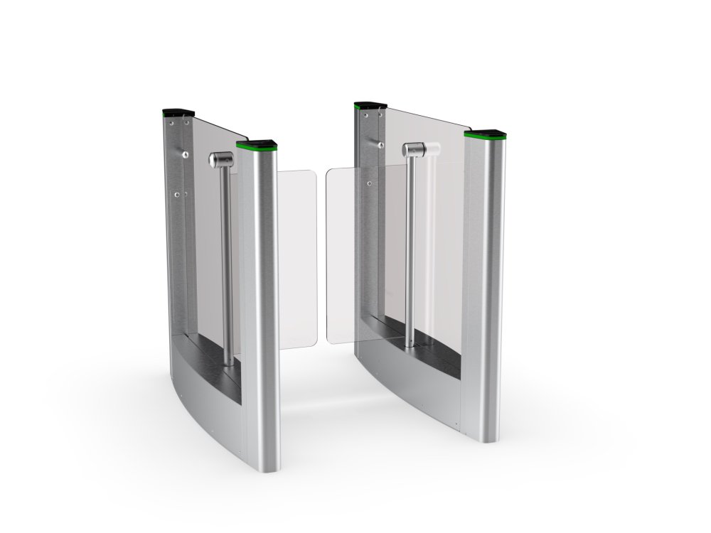 Турникет QL-05-SM-660 крайний модуль с распашными створками