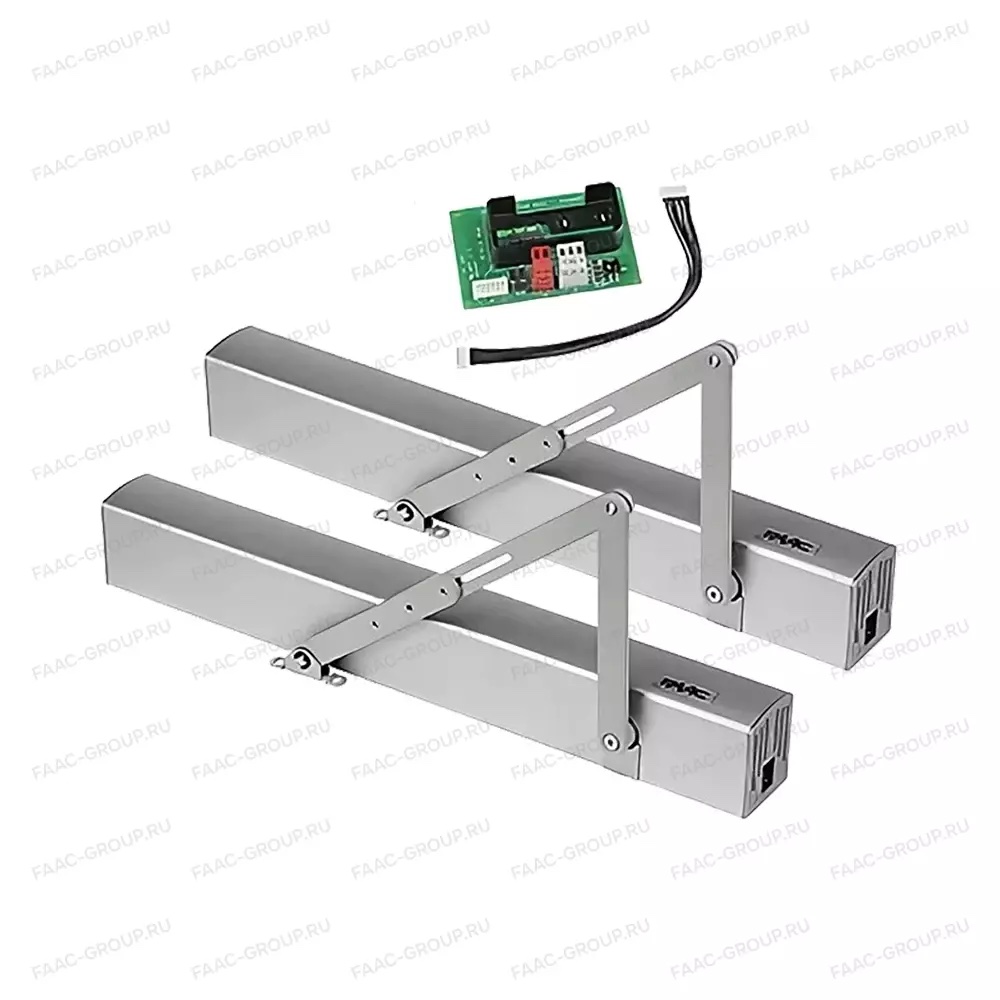 Комплект приводов А951 2 Art с шарнирными рычагами для двух створок до 1,1 метра