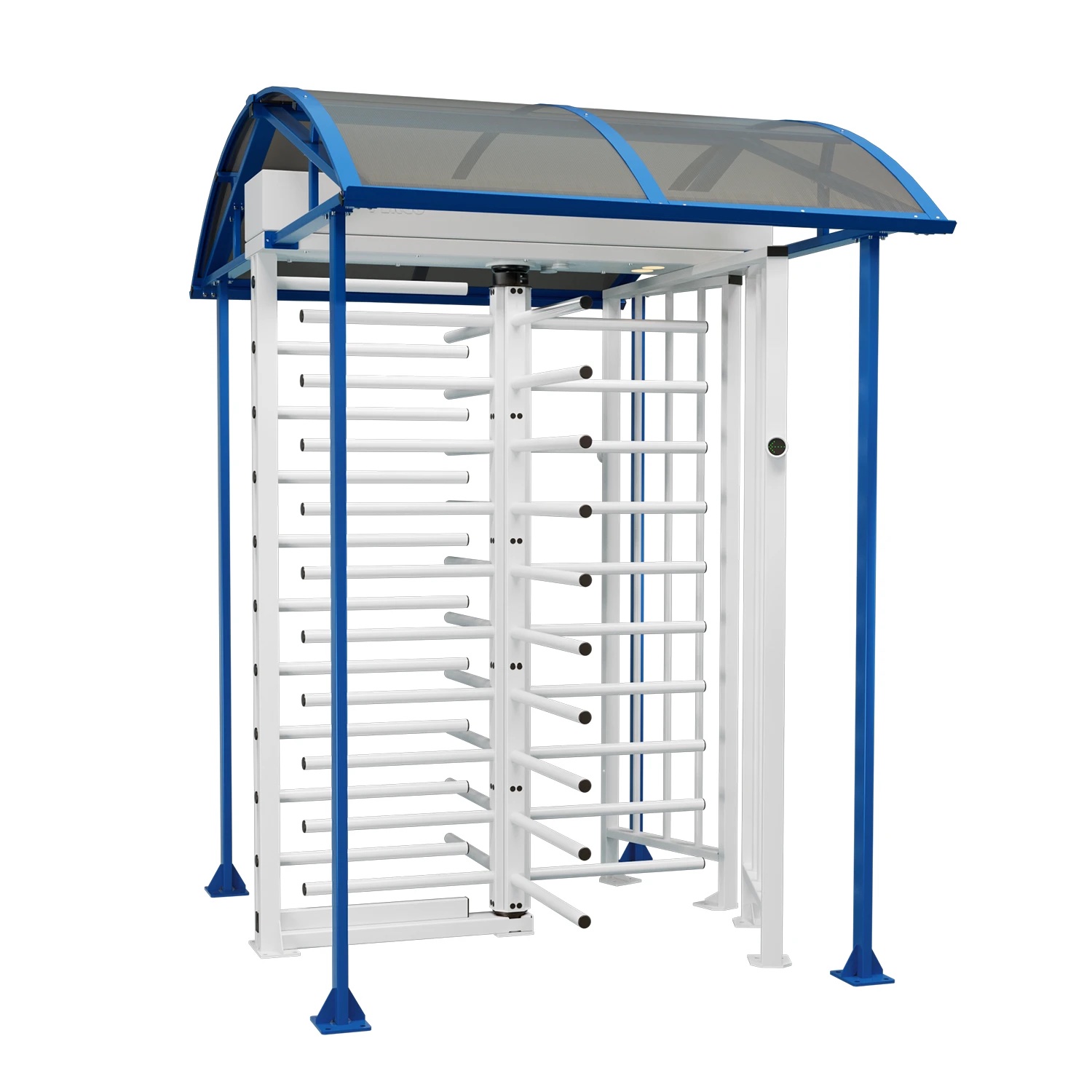 Полноростовый четырехлопастной моторизованный роторный турникет RTD-14.1