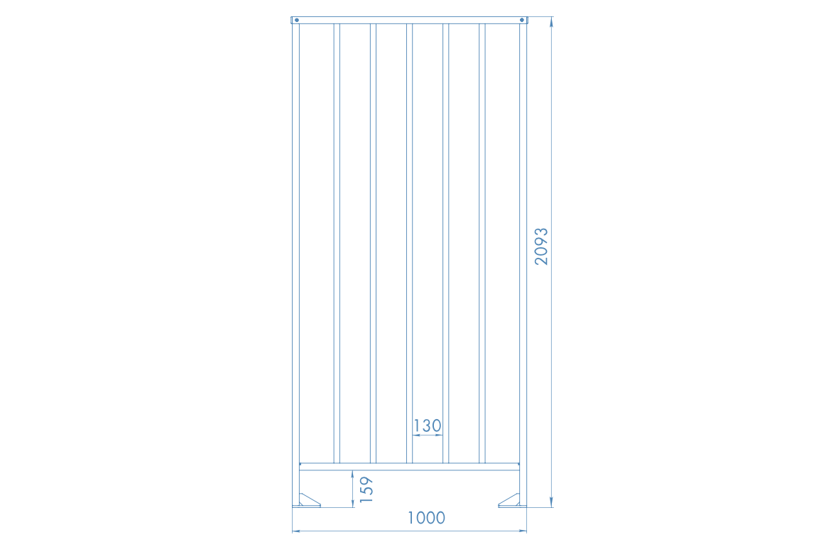 Полноростовое ограждение MB-16