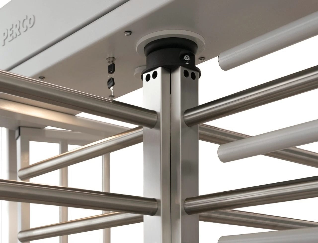 Полноростовый четырехлопастной моторизованный роторный турникет RTD-14.1S