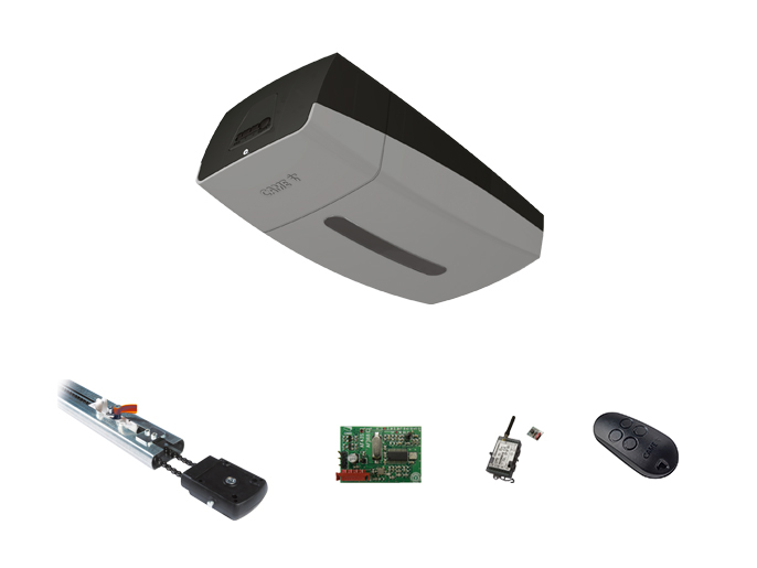 VER13DMS 2.25 GSM Connect - Комплект автоматики для секционных ворот высотой до 3,25 м на основе привода VER10DMS с управлением через приложение (встроенный блок управления, направляющий профиль)