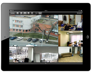 Видеонаблюдение на iPad