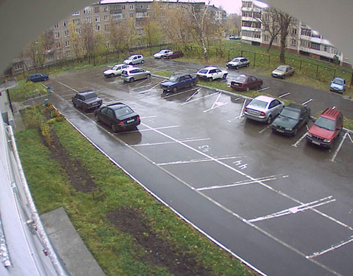 Видеонаблюдение за парковкой