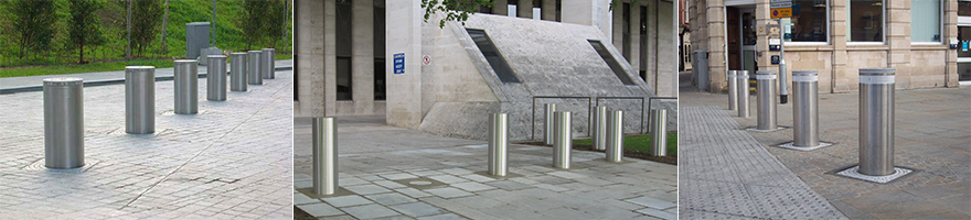 Установка боллардов