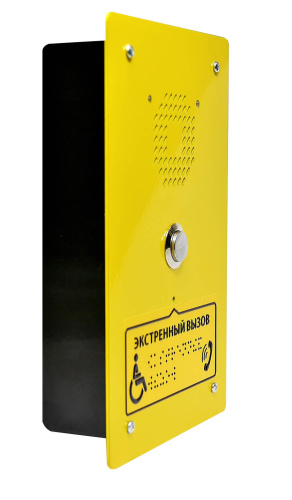 Блок вызова ELTIS DP1-UF8M-01 (врезн., встр. комм., шрифт Брайля)