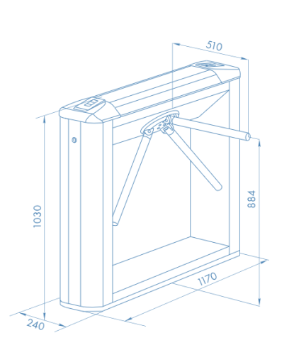Электронная проходная KT05.9A