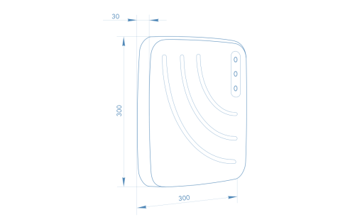 Считыватель дальнего действия IR10.1 (EMM)