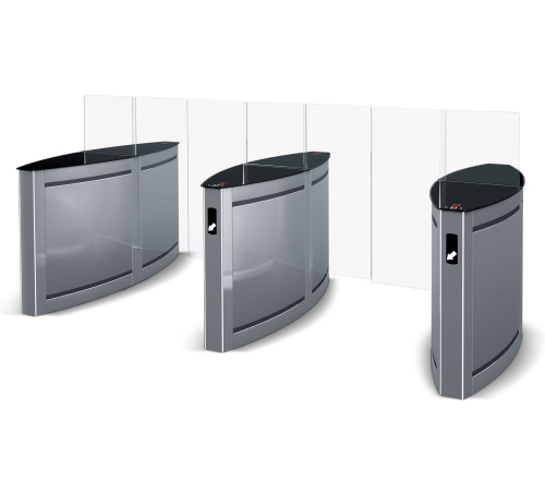 Скоростной проход ST-02 с раздвижными увеличенными створками