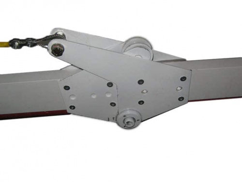 Механизм складывания прямоугольной стрелы на 180 градусов из профиля 60х21