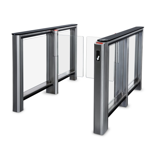 Скоростной проход ST-01 с распашными створками и встроенным сканером штрихкода