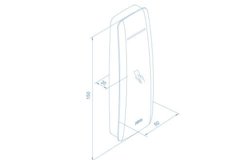 Контроллер замка CL15.7 со встроенным считывателем MIFARE