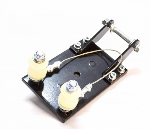 Система откидывания круглой стрелы с датчиком положения