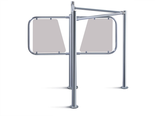 Полуростовый роторный турникет RTD-03S с формирователем прохода RB-03S