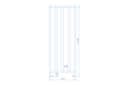 Полноростовое ограждение MB-15