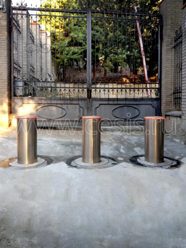 Столб противотаранный электромеханический 800 мм (боллард)