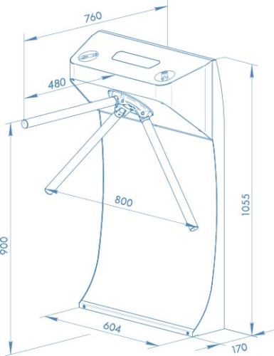 Моторизованный турникет-трипод TTR-11А