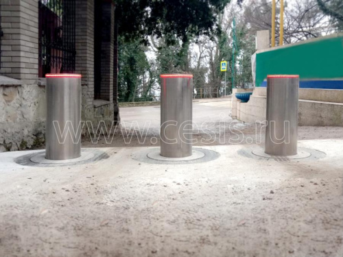 Столб противотаранный электромеханический 800 мм (боллард)