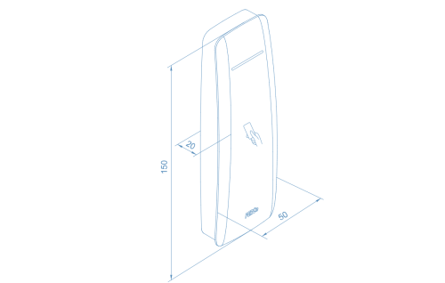 Контроллер замка CL15.3 со встроенным считывателем EMM-HID