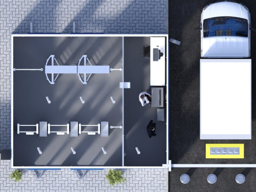 Стационарная система сканирования днища автомобиля PRIZMA 02 C
