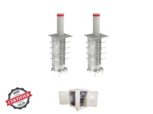 Блокиратор автоматический выдвижной, 2 болларда