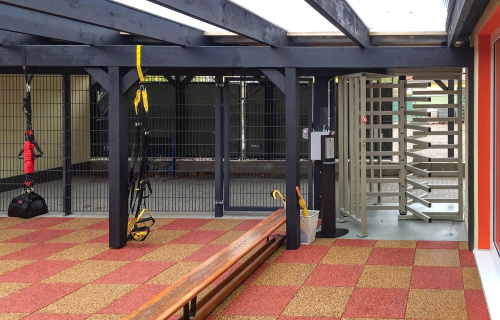 Полноростовый четырехлопастной моторизованный роторный турникет RTD-14.1