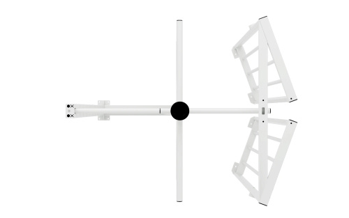 Полноростовый четырехлопастной моторизованный роторный турникет RTD-14.1
